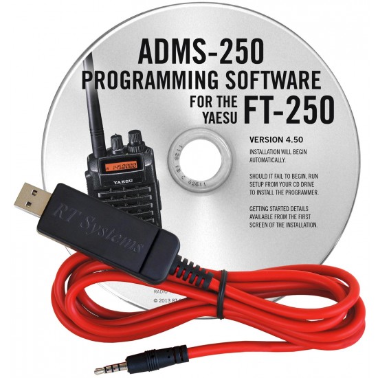 Logiciel de programmation ADMS-250 pour le Yaesu FT-250R
