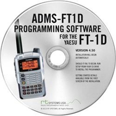 Logiciel de programmation ADMS-FT1D pour le Yaesu FT-1D