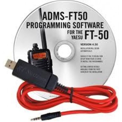 Logiciel de programmation ADMS-FT50 et USB-57A cable pour le Yaesu FT-50