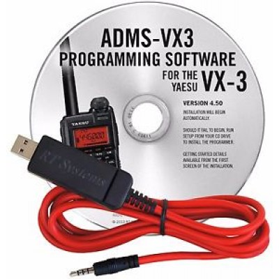 Logiciel de programmation ADMS-VX3R pour le Yaesu VX-3R