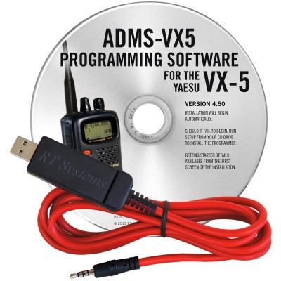 Logiciel de programmation ADMS-VX5 et USB-57A cable pour le Yaesu VX-5