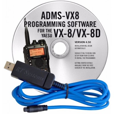 Logiciel de programmation ADMS-VX8 pour le Yaesu VX-8R et VX-8DR