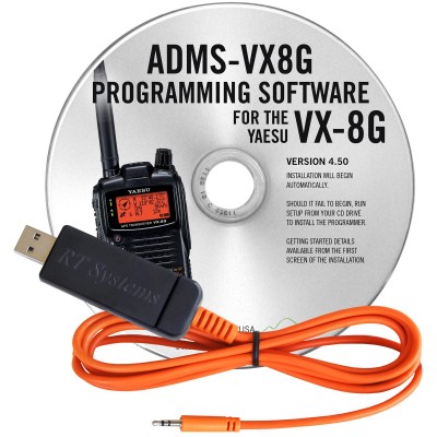 Logiciel de programmation ADMS-VX8G pour le Yaesu VX-8GR