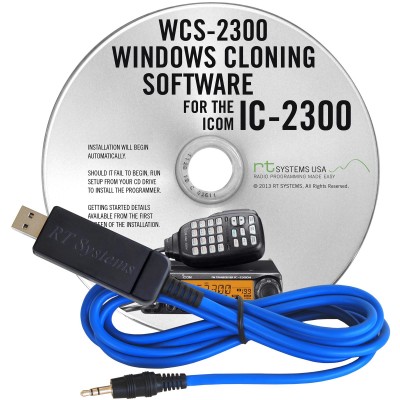 Logiciel de programmation WCS-2300 pour le Icom IC-2300