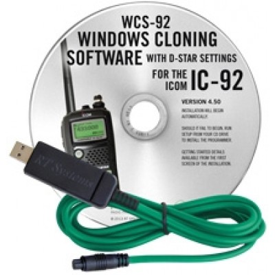 Logiciel de programmation WCS-92 pour le Icom IC-92