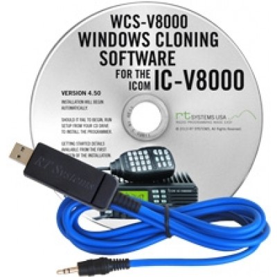 Logiciel de programmation WCS-8000 pour le Icom IC-V8000