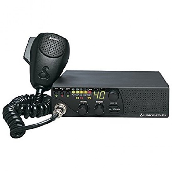 Radio CB mobile 40 canaux Cobra 18 WX ST II